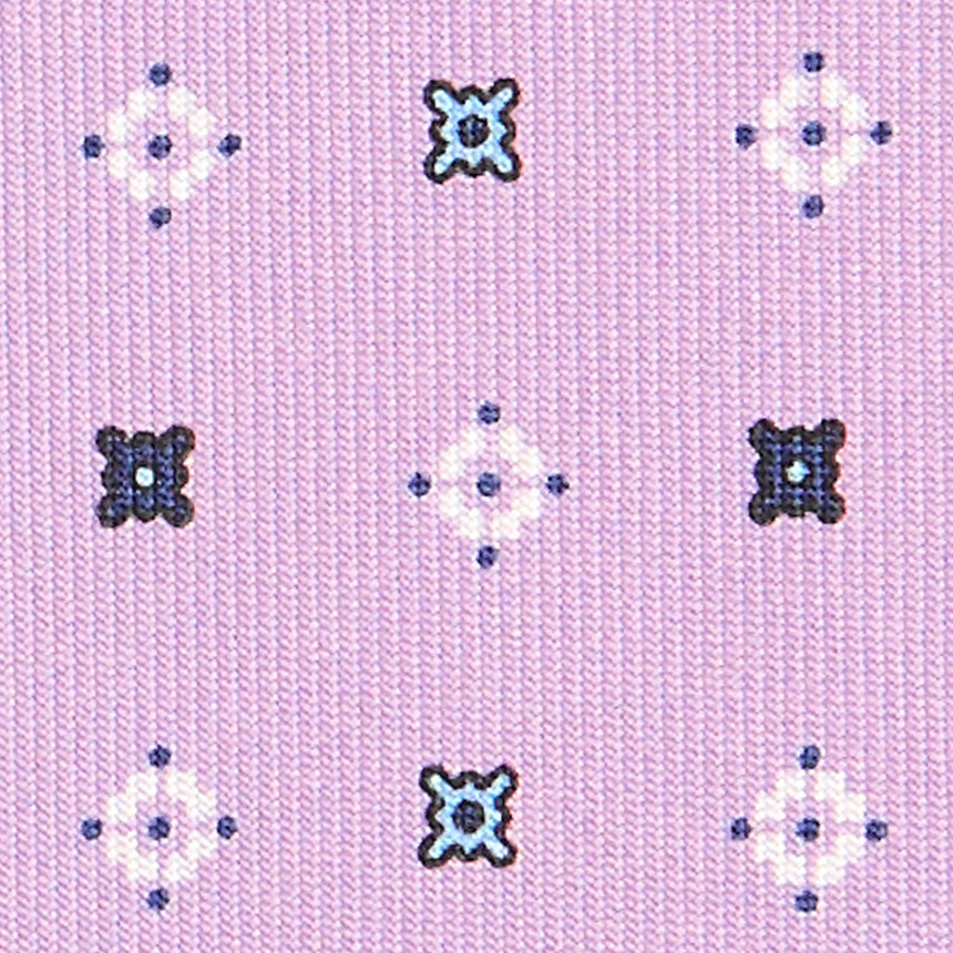 CRAVATTA SARTORIALE CLASSICA IN SETA LILLA