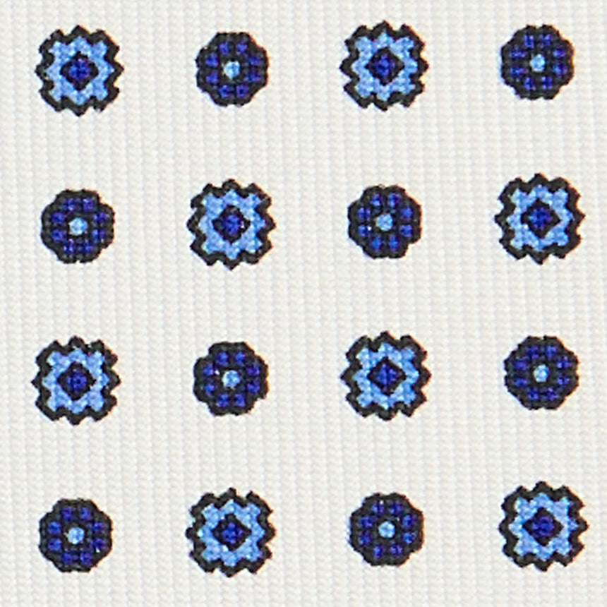 CRAVATTA SARTORIALE CLASSICA IN SETA BIANCA