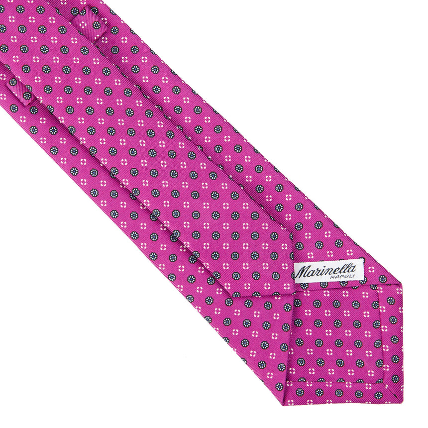 CRAVATTA SARTORIALE CLASSICA IN SETA FUCSIA