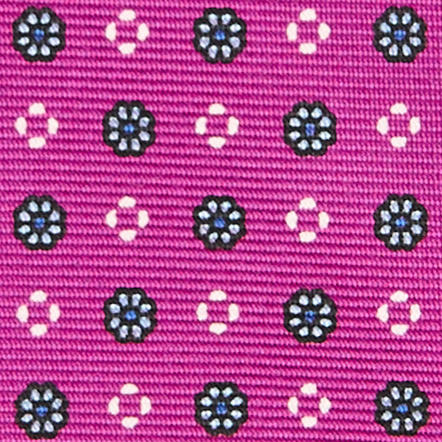 CRAVATTA SARTORIALE CLASSICA IN SETA FUCSIA