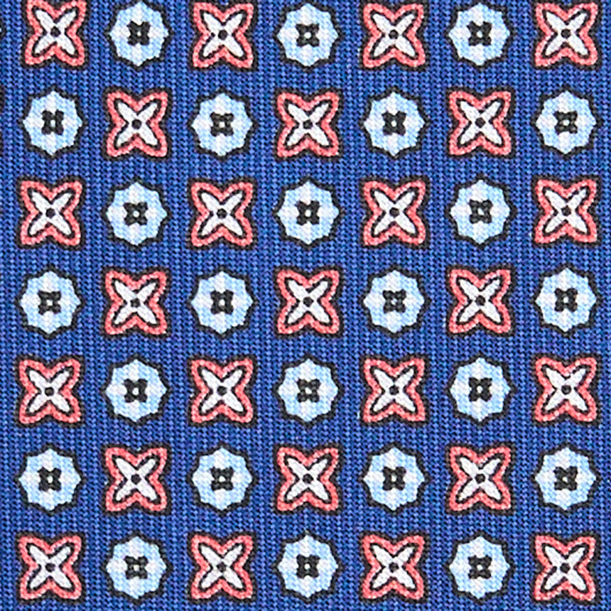 CRAVATTA SARTORIALE CLASSICA IN SETA BLU