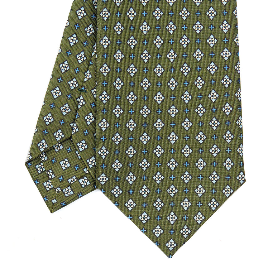OLIVE GREEN CLASSIC SILK TIE