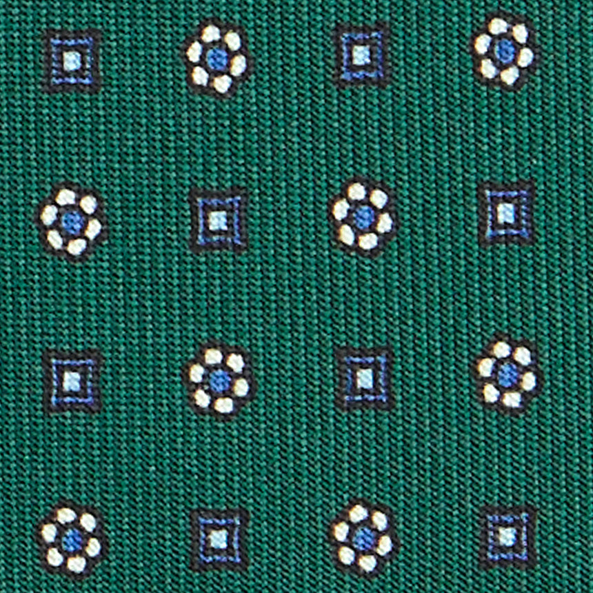 CRAVATTA SARTORIALE CLASSICA IN SETA VERDE OLIVA