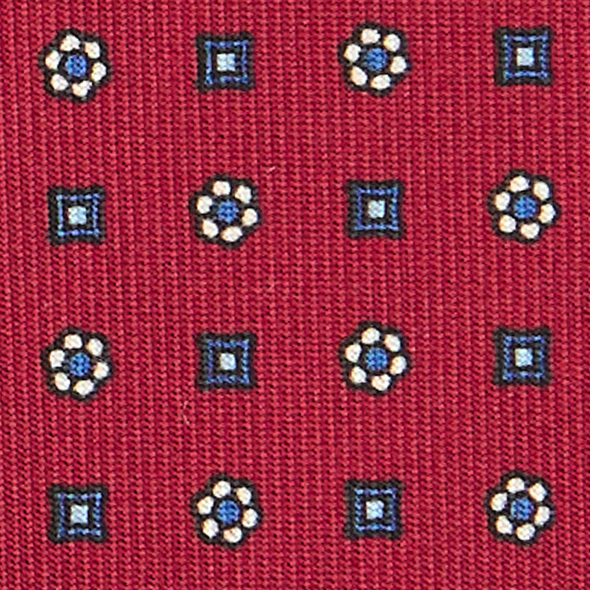 BURGUNDY SARTORIAL CLASSIC SILK TIE