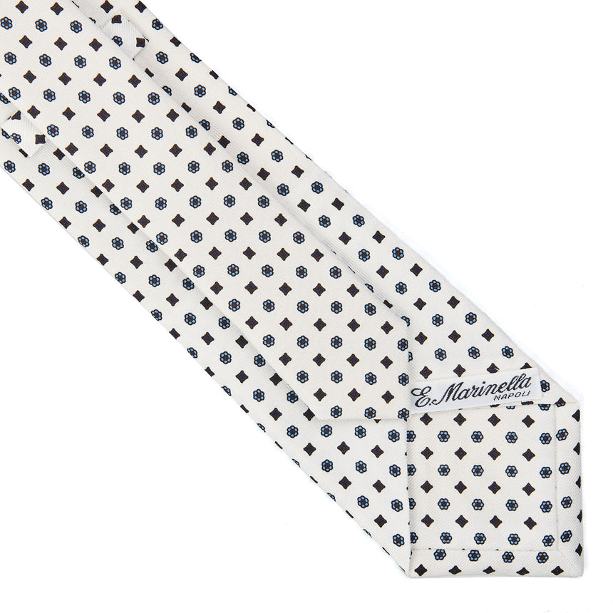 WHITE SARTORIAL CLASSIC SILK TIE