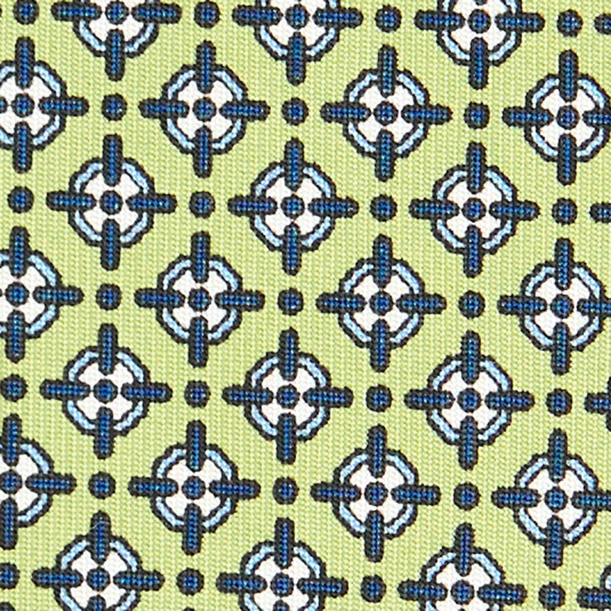 CRAVATTA SARTORIALE CLASSICA IN SETA VERDE CHIARO