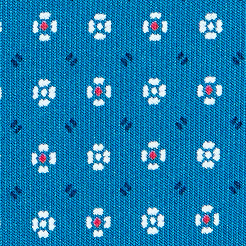MID BLUE SARTORIAL CLASSIC SILK TIE
