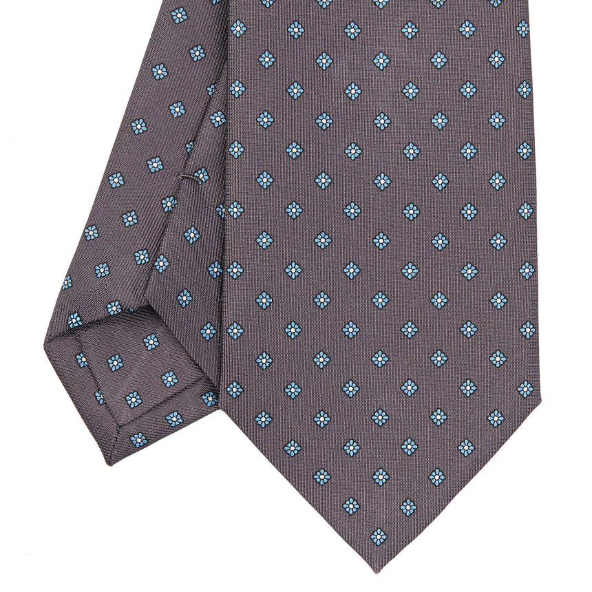 DARK GREY CLASSIC SILK TIE