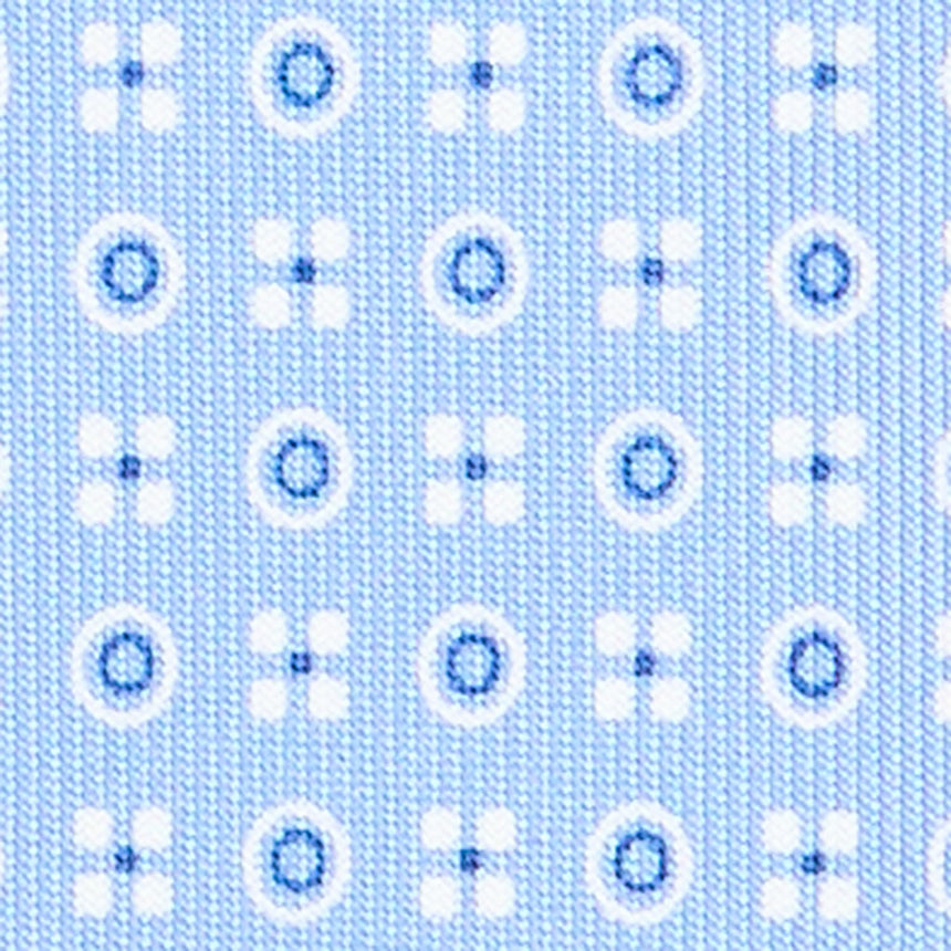 CRAVATTA SARTORIALE CLASSICA IN SETA AZZURRA