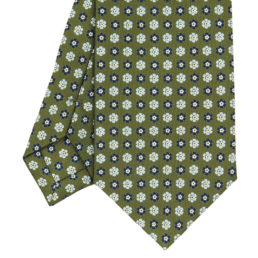 OLIVE GREEN CLASSIC SILK TIE