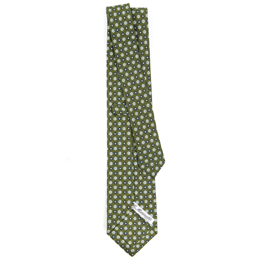 OLIVE GREEN CLASSIC SILK TIE