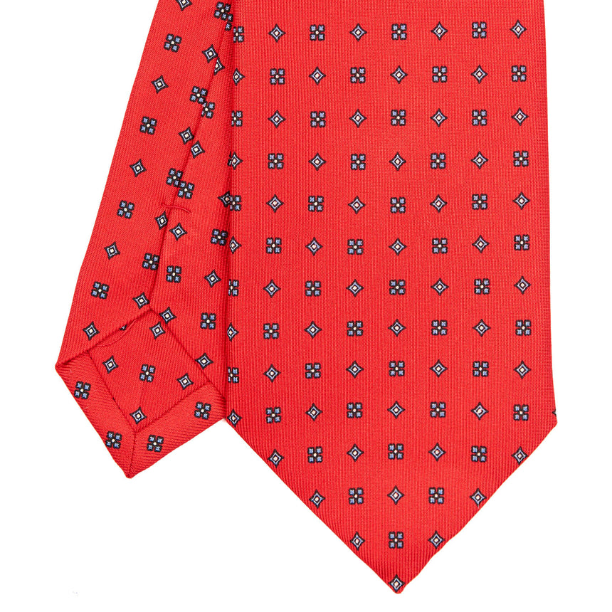 RED SARTORIAL CLASSIC SILK TIE