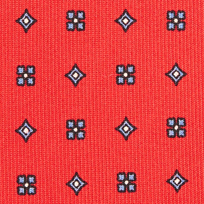 RED SARTORIAL CLASSIC SILK TIE