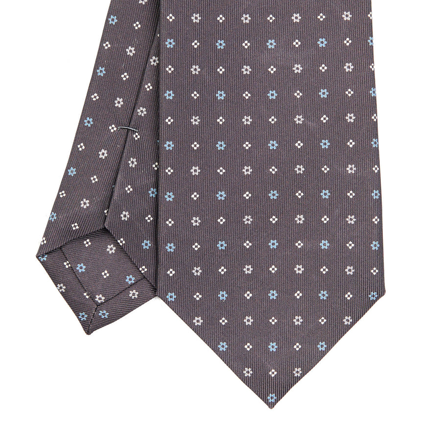 DARK GREY CLASSIC SILK TIE