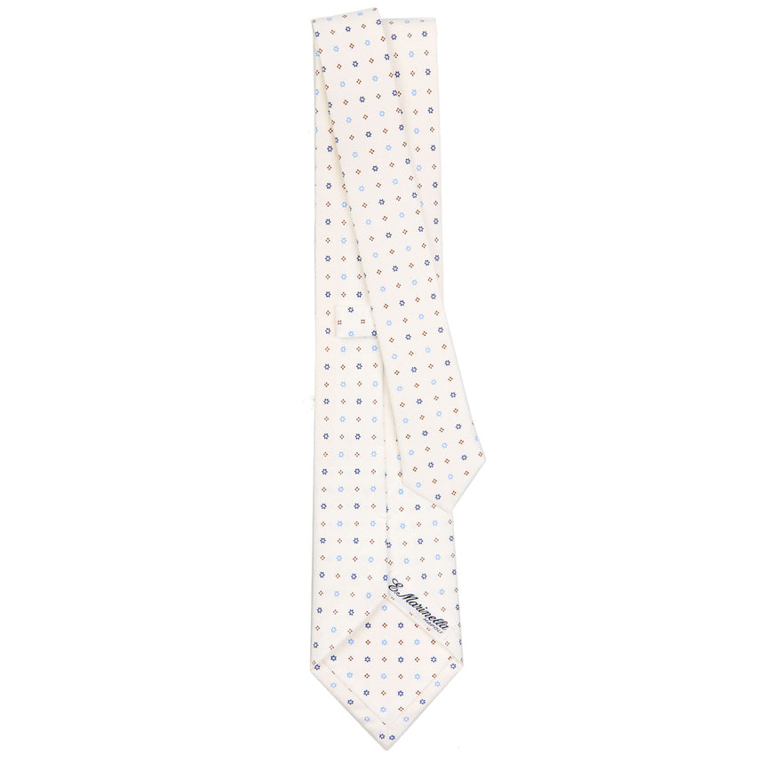 WHITE SARTORIAL CLASSIC SILK TIE