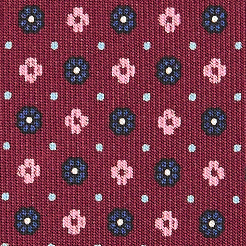 BURGUNDY CLASSIC SILK TIE