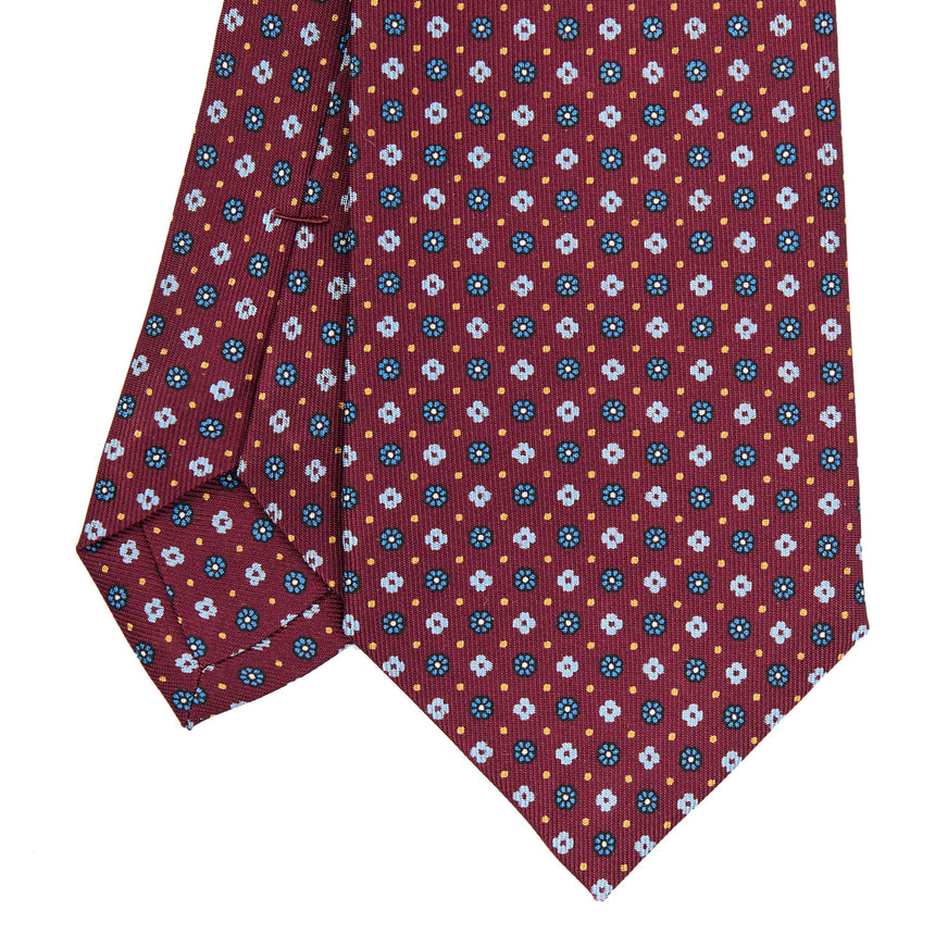 BURGUNDY CLASSIC SILK TIE