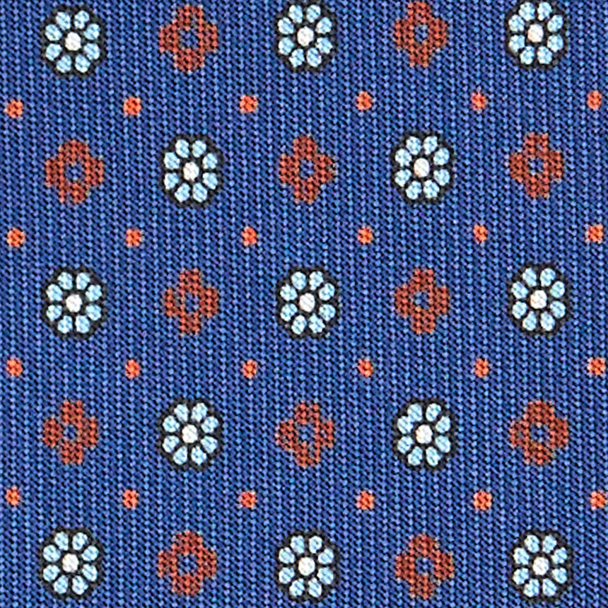 BLUE SARTORIAL CLASSIC SILK TIE