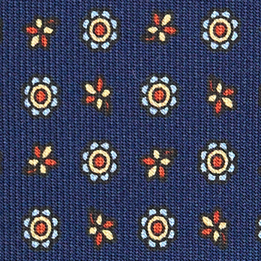 BLUE SARTORIAL CLASSIC SILK TIE