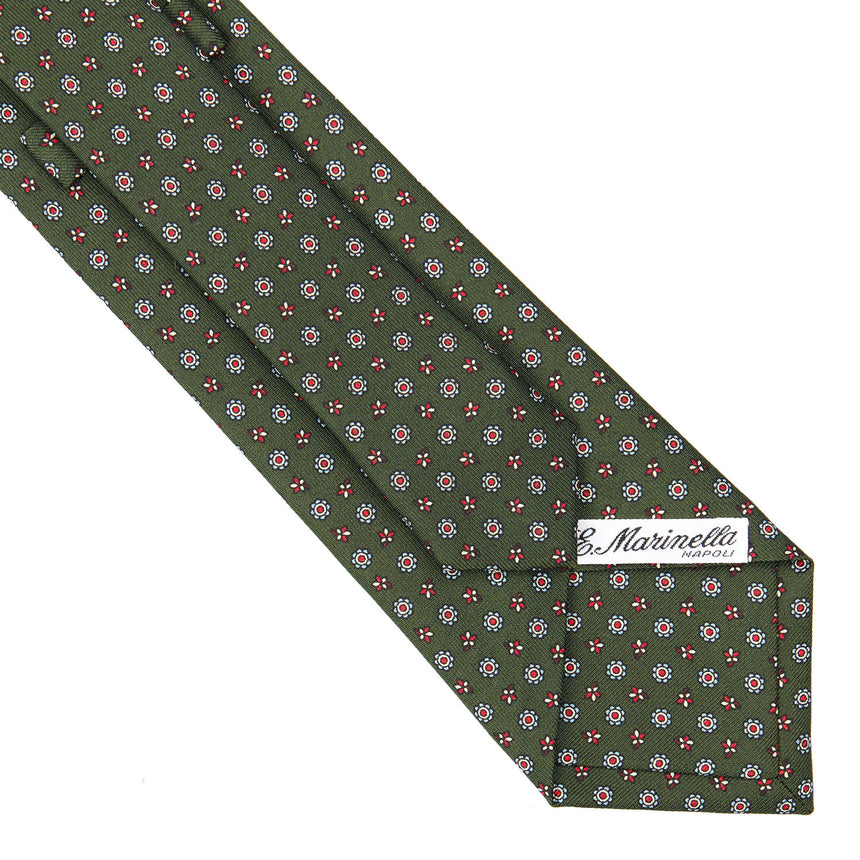 OLIVE GREEN CLASSIC SILK TIE
