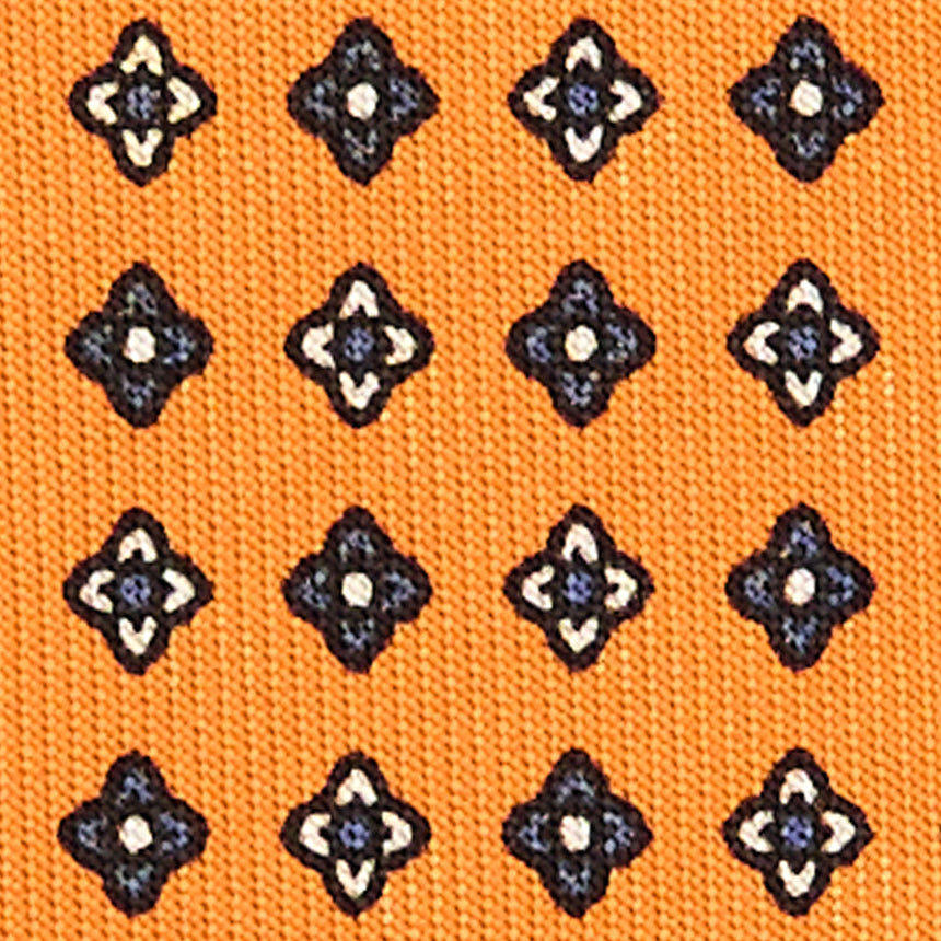 ORANGE SARTORIAL CLASSIC SILK TIE