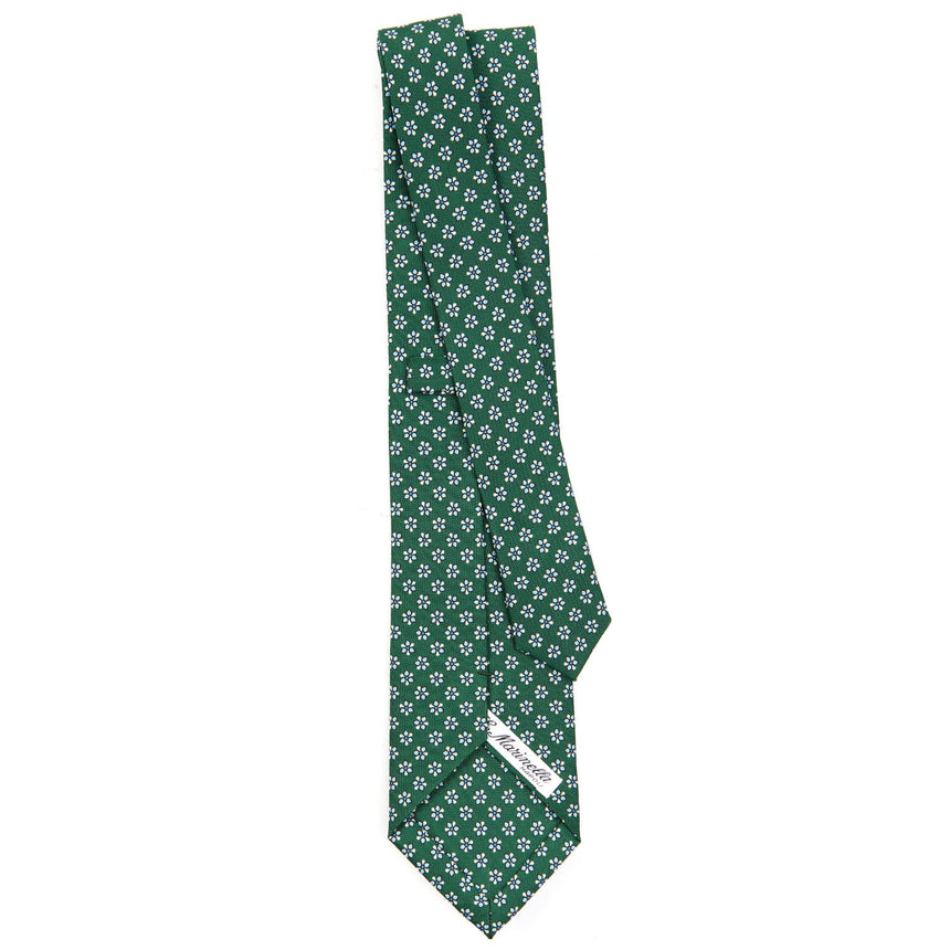 CRAVATTA SARTORIALE CLASSICA IN SETA VERDE SCURO