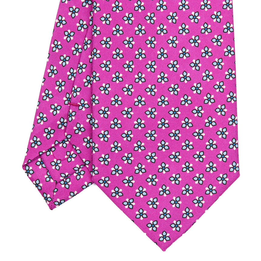 CRAVATTA SARTORIALE CLASSICA IN SETA FUCSIA