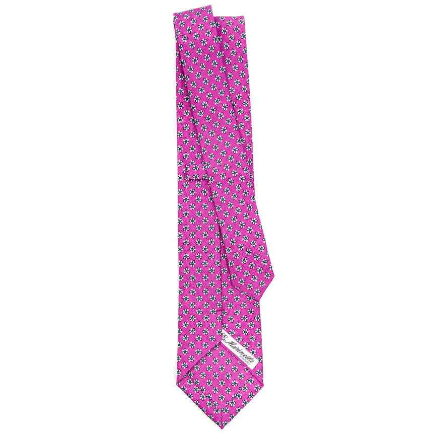 CRAVATTA SARTORIALE CLASSICA IN SETA FUCSIA