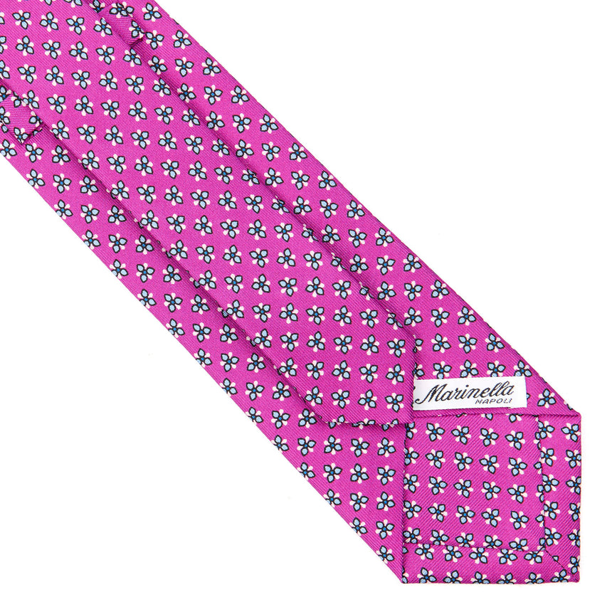 CRAVATTA SARTORIALE CLASSICA IN SETA FUCSIA