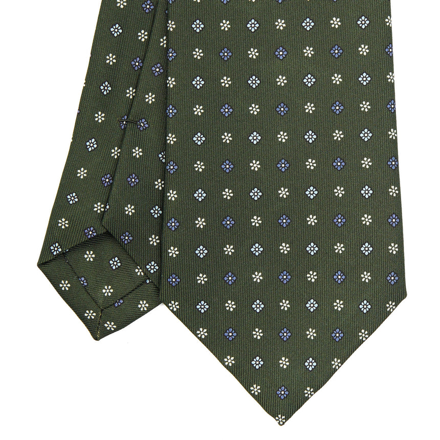 OLIVE GREEN CLASSIC SILK TIE