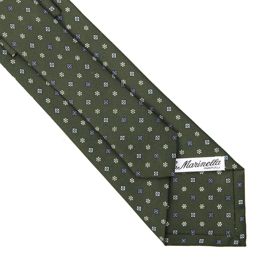 OLIVE GREEN CLASSIC SILK TIE