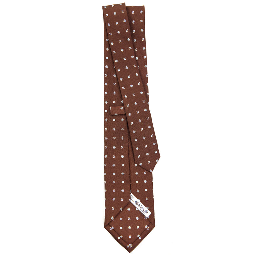 DARK BROWN SARTORIAL CLASSIC SILK TIE