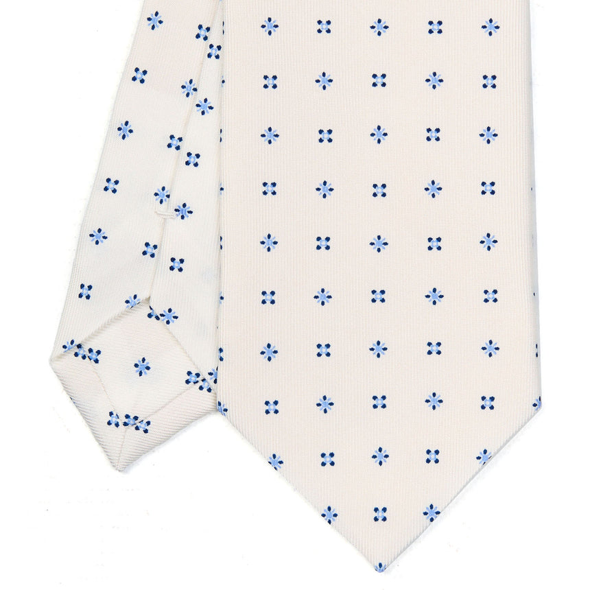 WHITE SARTORIAL CLASSIC SILK TIE