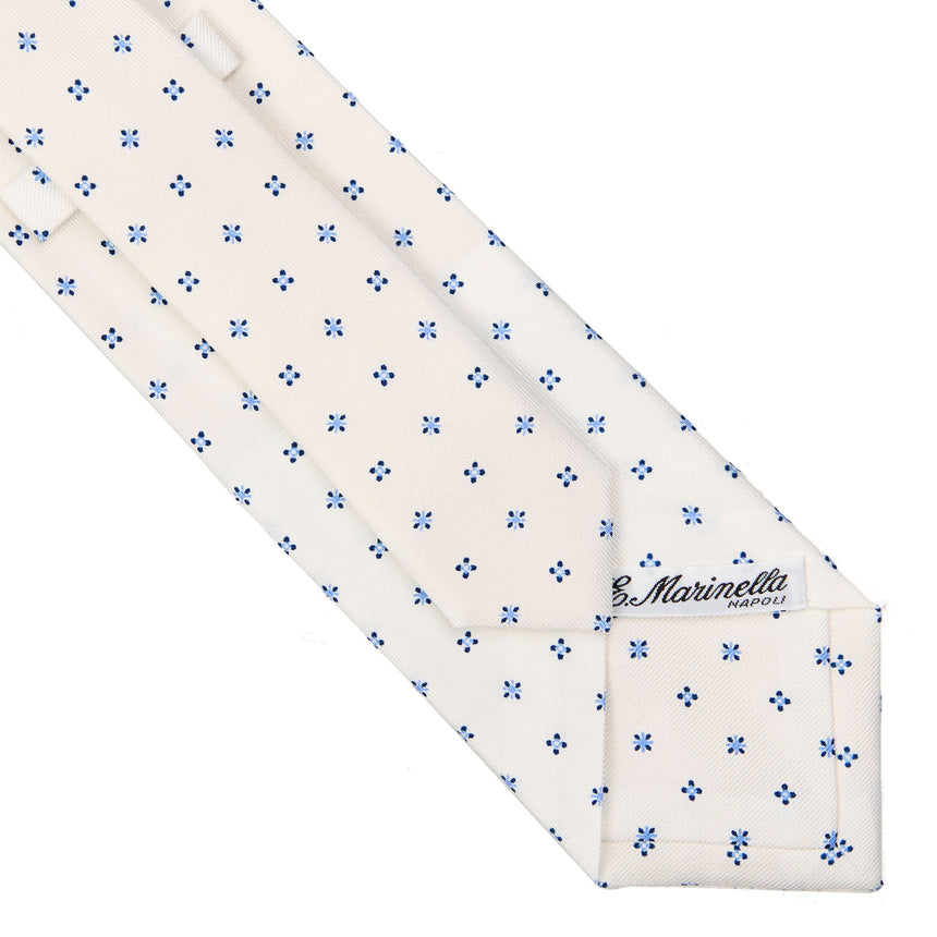 WHITE SARTORIAL CLASSIC SILK TIE