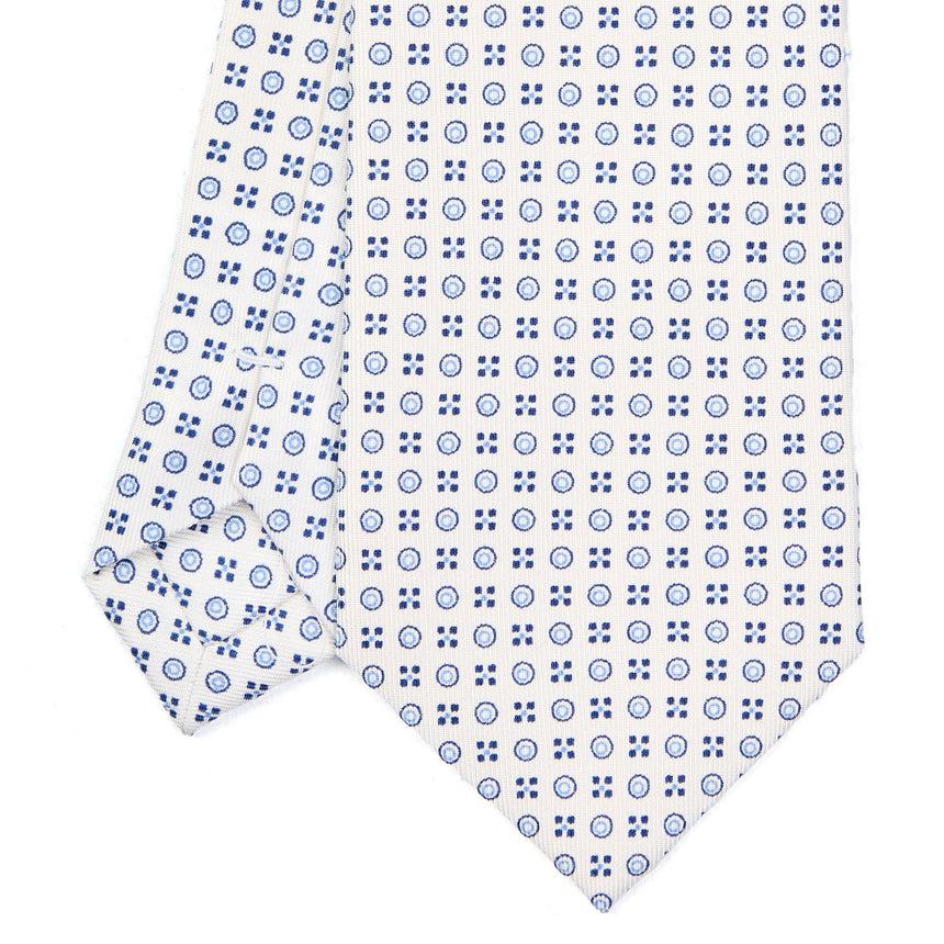 CRAVATTA SARTORIALE CLASSICA IN SETA BIANCA