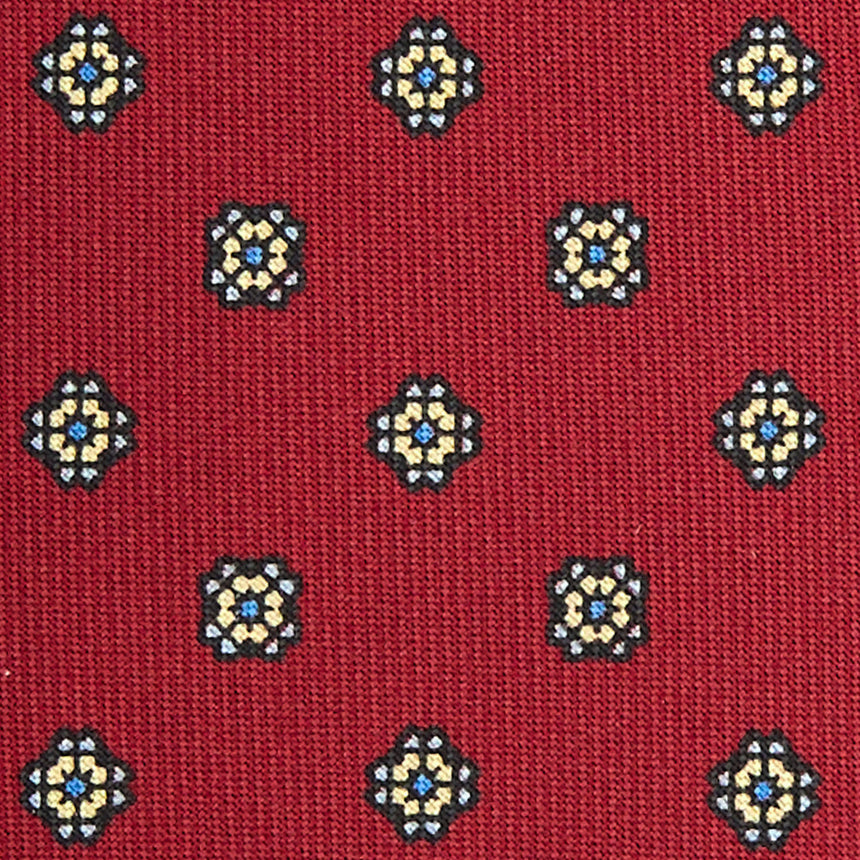 BURGUNDY CLASSIC SILK TIE