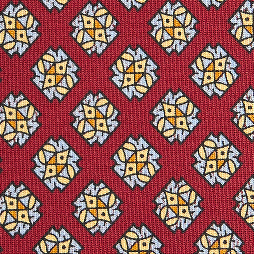 BURGUNDY CLASSIC SILK TIE