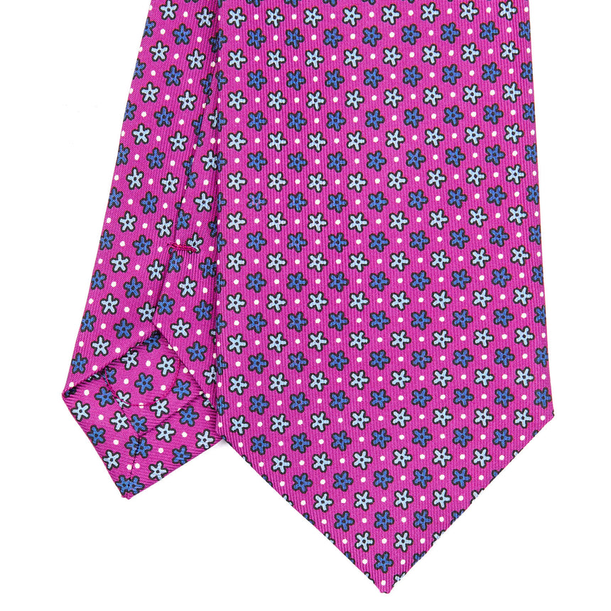 CRAVATTA SARTORIALE CLASSICA IN SETA FUCSIA