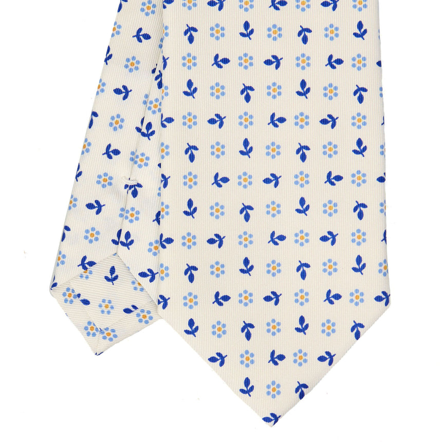 WHITE SARTORIAL CLASSIC SILK TIE