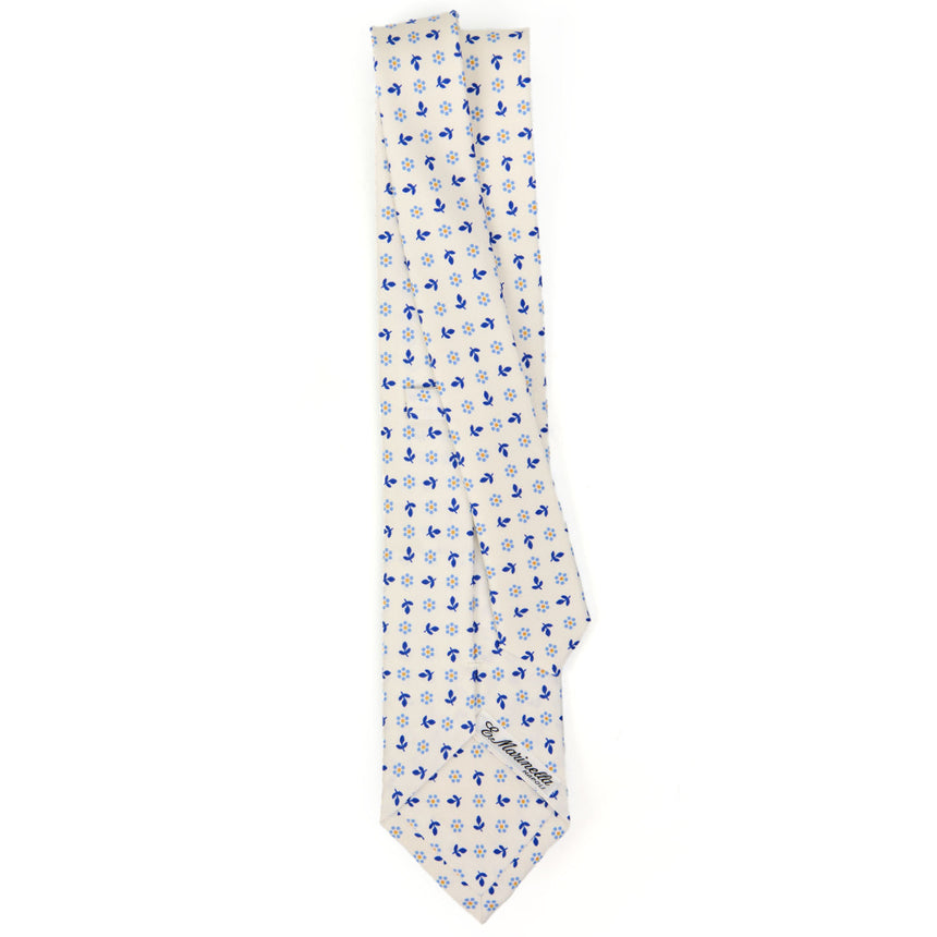 WHITE SARTORIAL CLASSIC SILK TIE