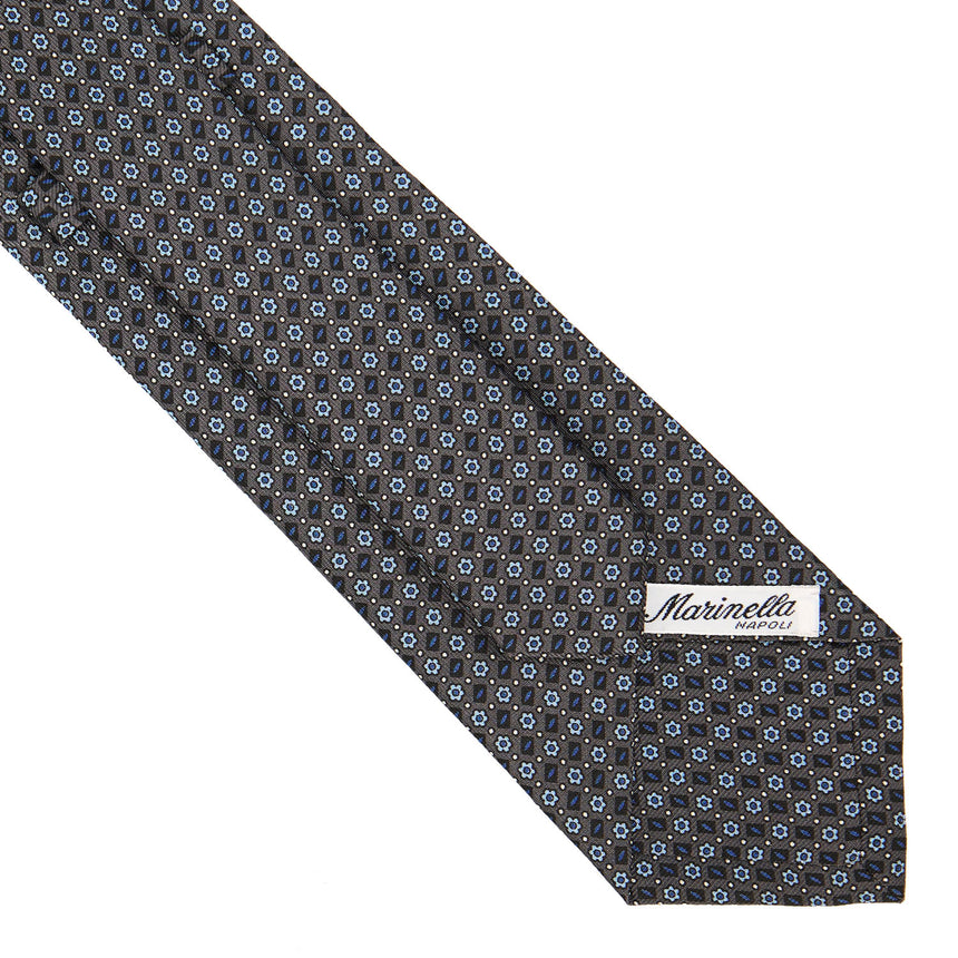 DARK GREY CLASSIC SILK TIE