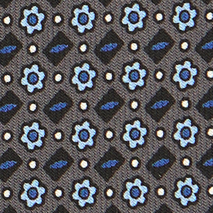 DARK GREY CLASSIC SILK TIE