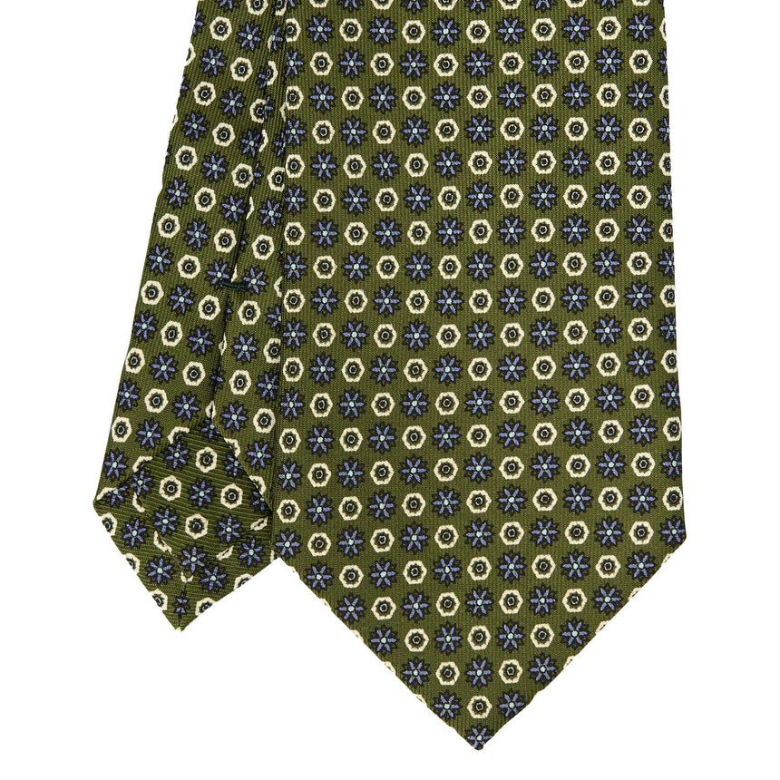 OLIVE GREEN CLASSIC SILK TIE