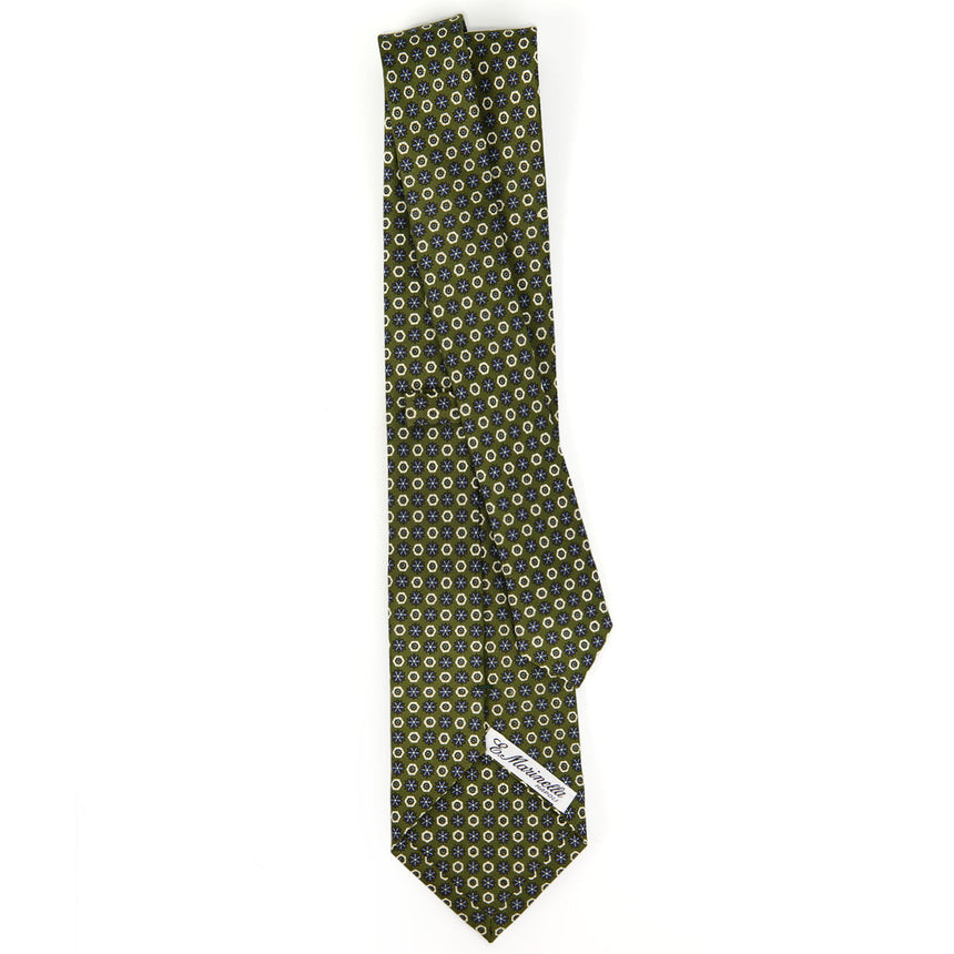 OLIVE GREEN CLASSIC SILK TIE