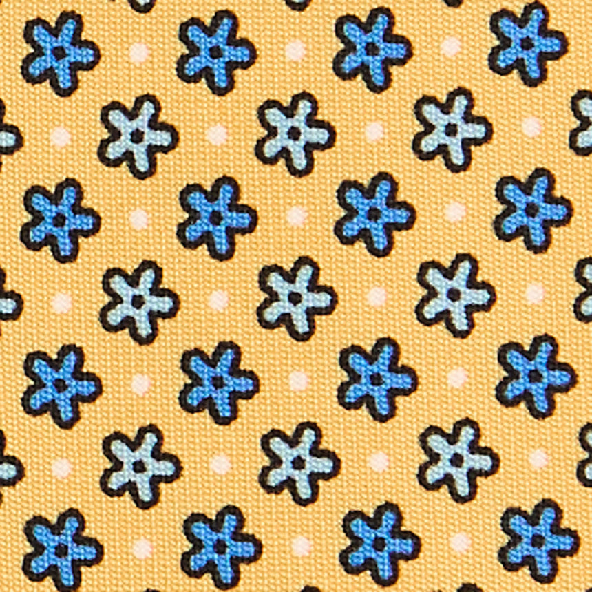 YELLOW CLASSIC SILK TIE