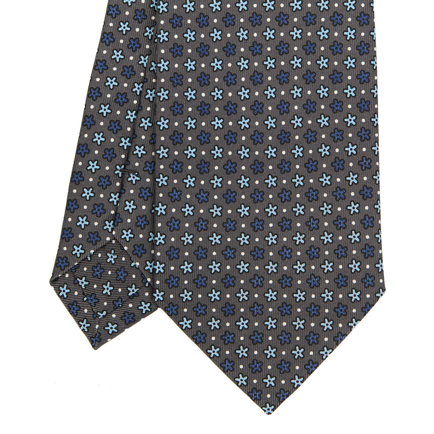 DARK GREY CLASSIC SILK TIE