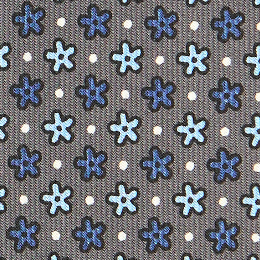 DARK GREY CLASSIC SILK TIE