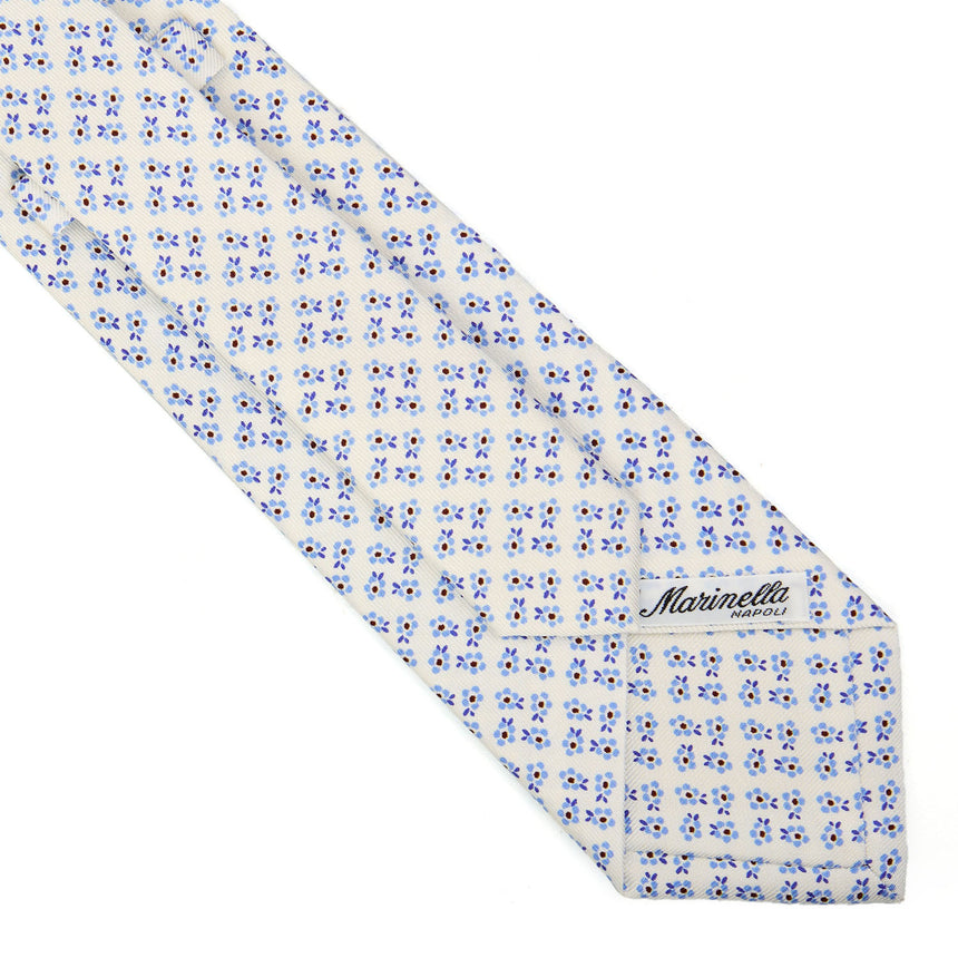 WHITE SARTORIAL CLASSIC SILK TIE
