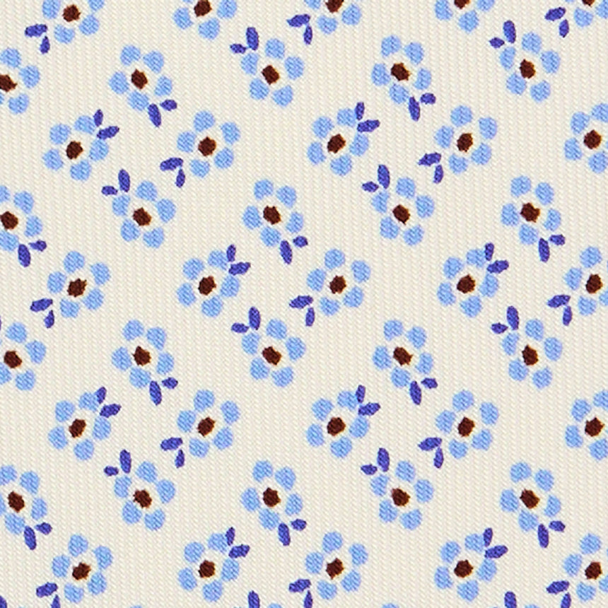 WHITE SARTORIAL CLASSIC SILK TIE