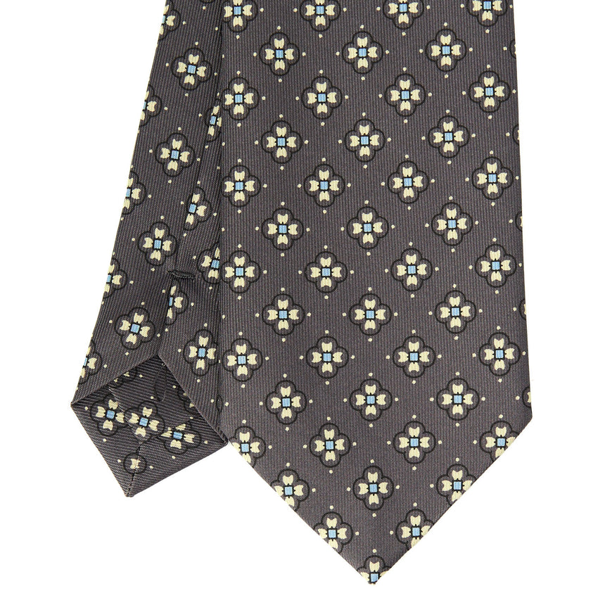 DARK GREY CLASSIC SILK TIE